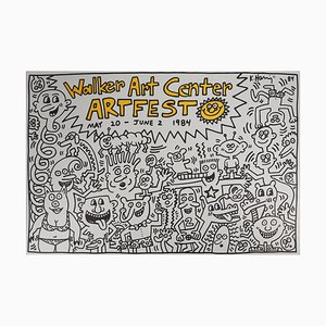 Keith Haring, Artfest Walker Art Center Poster, Lithograph, 1984