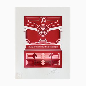 Shepard Fairey (Obey), Chinese Soldiers, Typographic Print