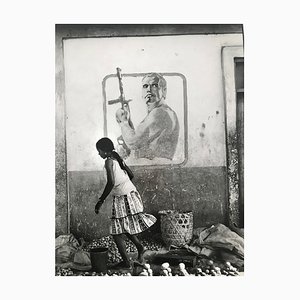 Olivier Le Brun, Ambalavao, Madagascar, Potato Seller, 1998, Impresión de plata