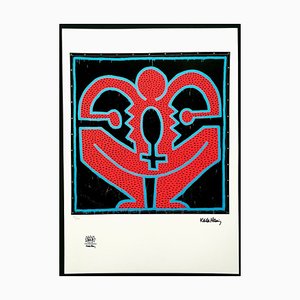 D'après Keith Haring, Composition, Sérigraphie