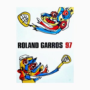 Antonio Saura, Rolland Garros 97, Serigrafía