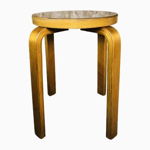 Vintage Stool on Bentwood Legs from Ikea, 1980s