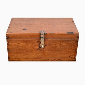Small 19th Century Naval Chest in Teak