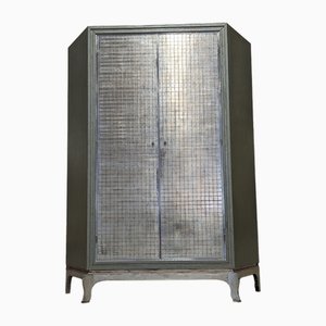 Vintage Silver Textured Wardrobe
