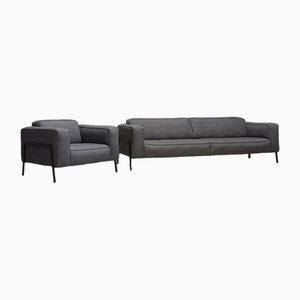 Bacio Sofa and Armchair by Rolf Benz, Set of 2