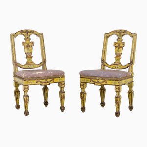 Vintage Italian Venetian Chairs, 1900s, Set of 2