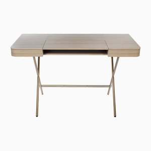 Cosimo Desk with Natural Oak Veneer Top by Marco Zanuso Jr. for Aentro