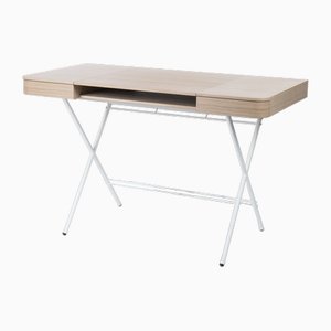 Cosimo Desk with Natural Oak Veneer Top by Marco Zanuso Jr for Adentro, 2023