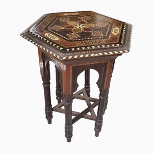 Arabian Low Side Table with Inlays