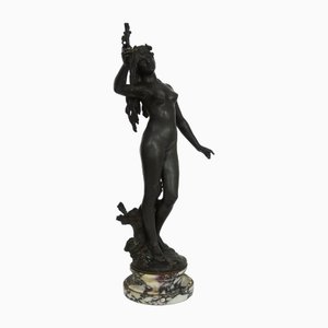 Auguste Moreau, Large Églantine Nude Woman, Regula, Late 1800s or Early 1900s