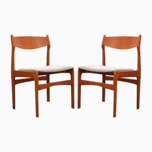 Teak Dining Chairs by Erik Buch for Anderstrup Møbelfabrik, 1960s, Set of 2
