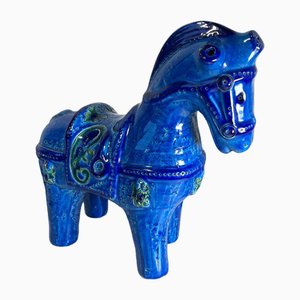 Vintage Pferd aus Keramik von Aldo Londi für Bitossi, 1960