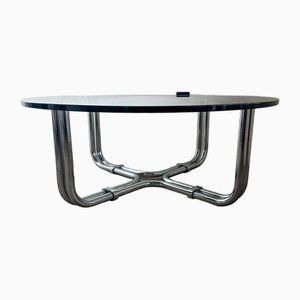 784R Glass Coffee Table by Gianfranco Frattini for Cassina, 1970s