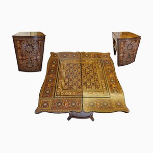 Syrian Inlaid Game Table