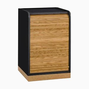 Tapparelle Wheels Cabinet in Black by Colé Italia
