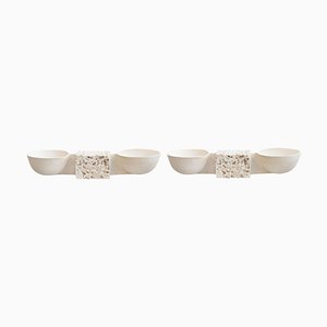 Double Bowls by Turbina, Set of 2