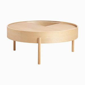 Oiled Oak Arc Coffee Table 89 by Ditte Vad and Julie Bertrup