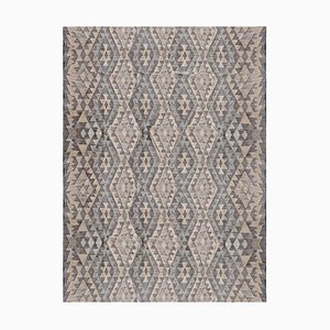 Tapis Kelim Gris Clair Naturel par Massimo Copenhagen