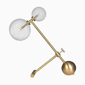 Zosia Brass Table Lamp by Schwung