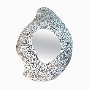 Large Ceramic Mirror by Olivia Cognet