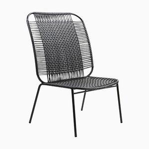 Black Cielo Lounge High Chair by Sebastian Herkner