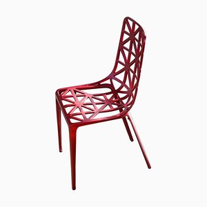 Chaise New Eiffel Tower Rouge par Alain Moatti