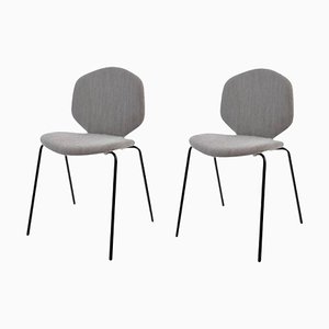 Set of Fabric Loulou Chairs by Shin Azumi