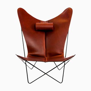Sedia KS color cognac e nera di OxDenmarq
