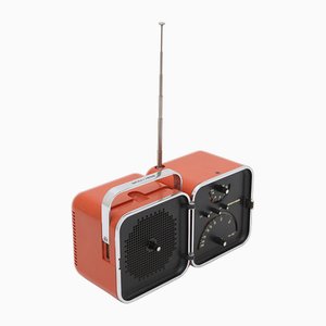 Radio TS505 Cubo de Marco Zanuso and Richard Supper para Brionvega, años 70