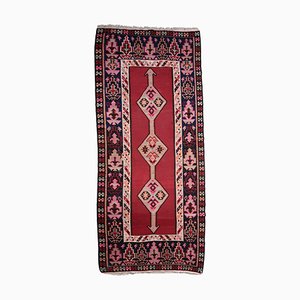 Vintage Afghan Handmade Herati Kilim Rug, 1960s