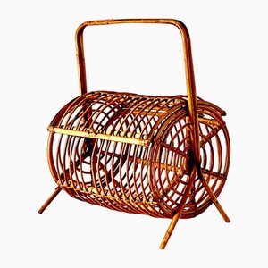 Bamboo Basket, Italy, 1960s