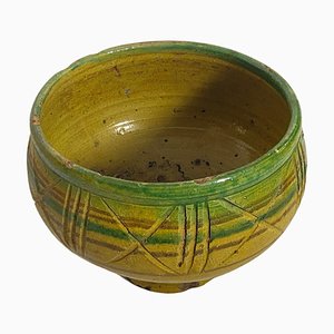 Middle Eastern Pottery Art Bowl