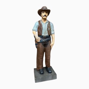 Grand Cowboy en Papier Mâché, 1960s