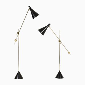 Lampadaires Mid-Century par Tapio Wirkkala, 1950s, Set de 2