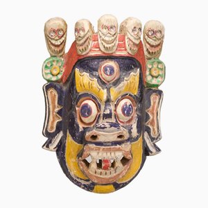 Tibetische Cham Maske, Mahakala, 1920er