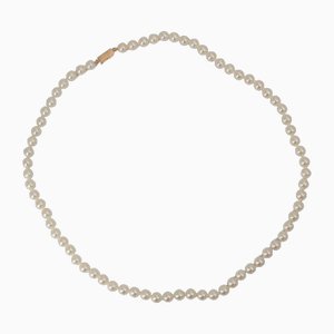 French Cultured Pearl Strand Choker Necklace, 2000s