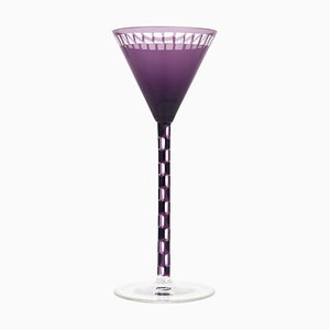 Vaso con tallo morado de Otto Prutscher Meyrs Nephew, 1908