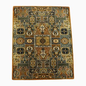 Vintage Area Rug in Green & Yellow