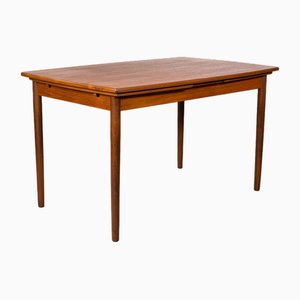 Ausziehbarer dänischer Esstisch aus Teak, 1960er