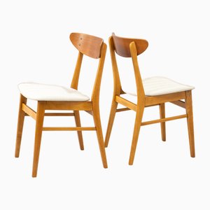 Mid-Century Danish Model 210 Dining Chairs attributed to Farstrup, 1960s, Set of 2