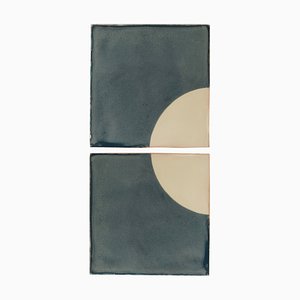 Tiles Moon B Wall Light by Violaine Dharcourt
