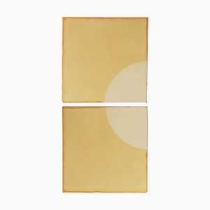 Tiles Moon J Wall Light by Violaine Dharcourt