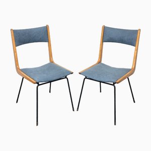 Chaises Boomerang par Carlo De Carli, Italie, 1950s, Set de 2