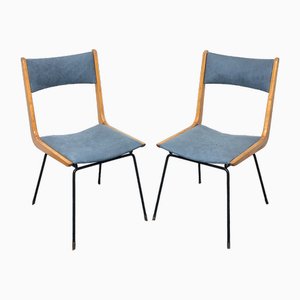 Italian Boomerang Chairs by Carlo De Carli, Italy, 1950s, Set of 2