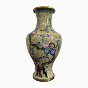 Vintage Enamelled Vase, 1950s