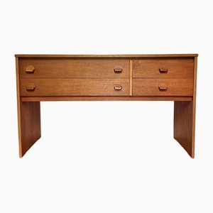 Mid-Century Teak Console Sideboard with Drawers by Ron Carter for Stag, 1960s