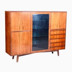 Credenza Art Deco in noce, Repubblica Ceca, anni '40