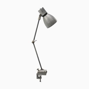 Vintage Industrial Grey Metal Desk Light