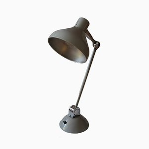 Lámpara de mesa vintage gris de Jumo, años 50