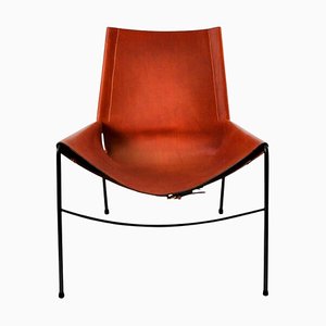 Silla November en coñac y negro de Oxdenmarq